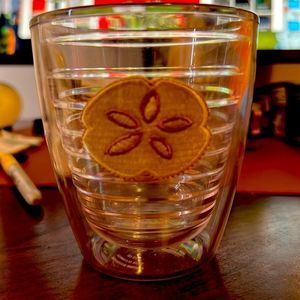 Tervis 12oz sand dollar plastic cup